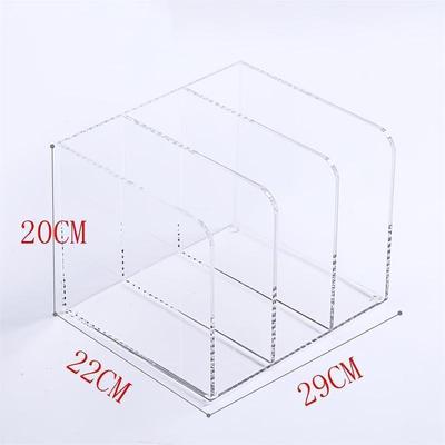 透明亚面克力杂格志收纳办室文件收纳夹三资料夹公桌整YXB理收纳