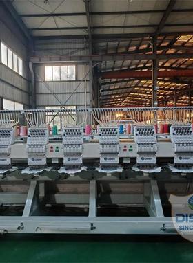 8726头动电脑刺绣机服装帽绣工多头绣花机Embroid业eryMa全ch自in