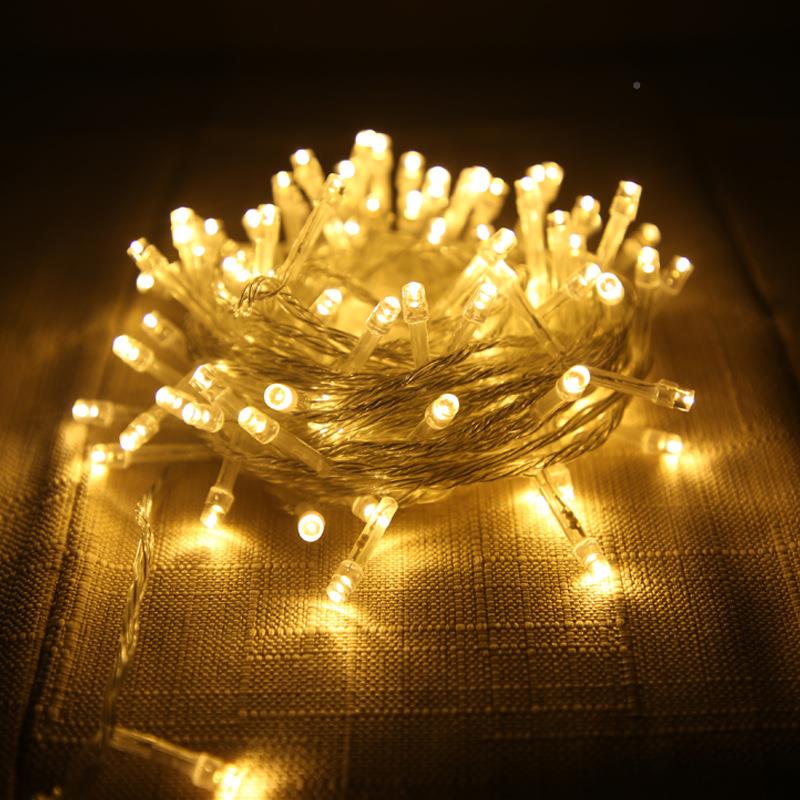 户外防水l公ed工亮化母接灯串彩灯程低压24v街道装公工程款灯园节