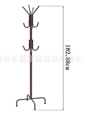 简易卸拆衣RGQ帽架落地铁衣帽架卧室门口衣架衣帽架挂艺服衣架
