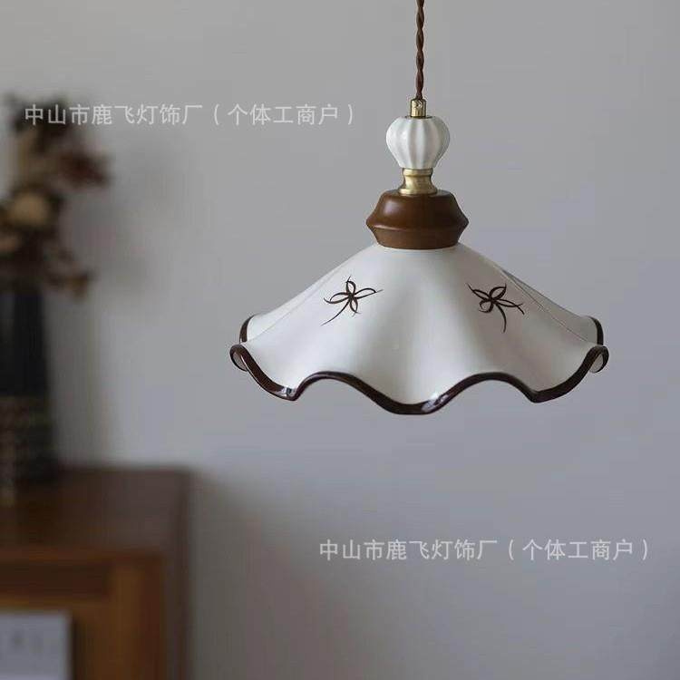 法小式中古风陶瓷吊灯温馨创意422餐吧台卧玄室床头关过道厅民宿,家装灯饰光源,智能吊灯,淘宝优惠券,粉丝福利购,淘宝优惠卷
