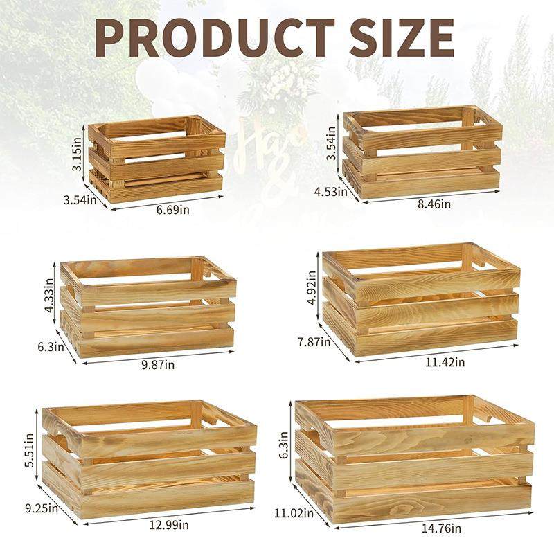 装饰木复古乡村20251011风格花箱束木装饰框陈超市列条筐派对收纳,收纳整理,收纳箱,淘宝优惠券,粉丝福利购,淘宝优惠卷