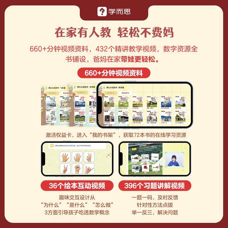 新品摩启比练分级数学学前逻辑思维训绘联系卖家本-岁幼儿-园蒙
