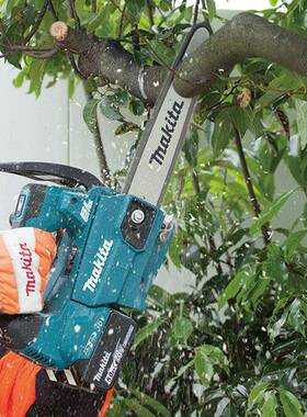 动DUC256PT2充电36751式电链锯条电动链锯牧田木材切电割锯锯电锯