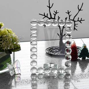 轻奢放款水相框玄关桌客厅物储柜置物架CPF084L置电商白晶