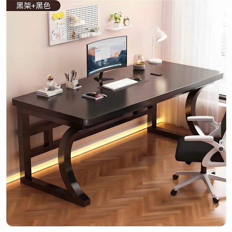 实木电脑桌台式书桌卧室家用电竞桌子长方形学生书桌双人办公桌,住宅家具,电脑桌,淘宝优惠券,粉丝福利购,淘宝优惠卷