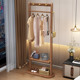 实木衣帽架小户型落地入户卧室挂衣架办公室客厅家用简约置物衣架
