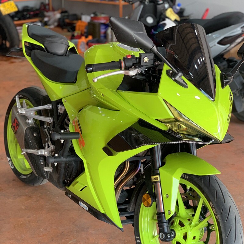 适用凯越321RR摩托车改装定风翼前唇风翼