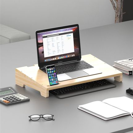 笔记本电脑架手提电脑架垫板 颈椎 键盘收纳散热支架显示屏增高架