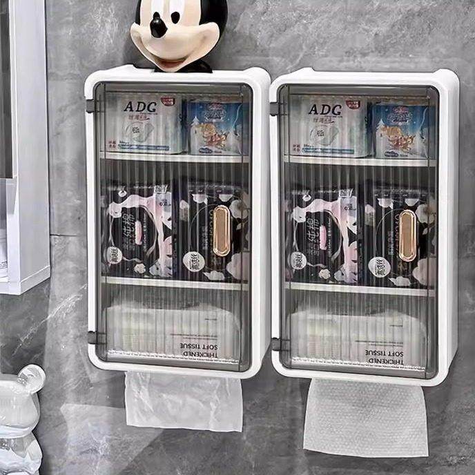 德国精工卫生间厕纸盒免打孔厕所卫生纸置物架壁挂防水卫生巾收纳,家庭/个人清洁工具,卷纸器/纸巾架,淘宝优惠券,粉丝福利购,淘宝优惠卷