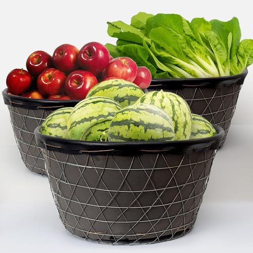 德国品质装西瓜箩筐铁丝箩筐大棚装西瓜钢丝筐加厚瓜果水果蔬菜篮