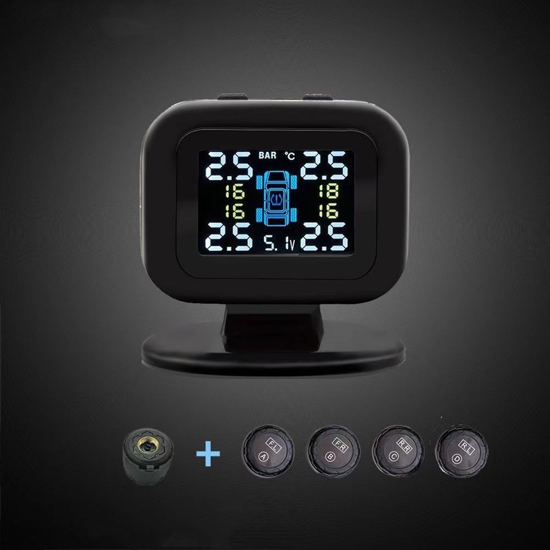 汽车胎压监测器轮胎气压侦测器USB插线供电无线外置内置发射