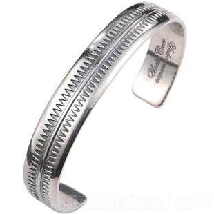 92纯银DIZ纹身图腾 Under银cover高桥盾锯岚齿手镯5男士 正品 伊瓦