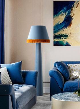 中式落地灯现代简约布流客创意12666厅卧室别墅样板房沙发艺立式