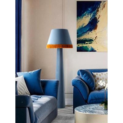 中式落地灯现代简约布流客创意12666厅卧室别墅样板房沙发艺立式