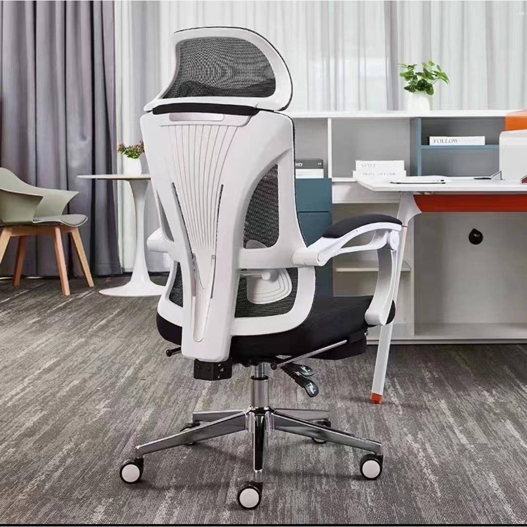 办公椅办办公家具可公室职A69员网椅现代简约躺升员降工转椅老板