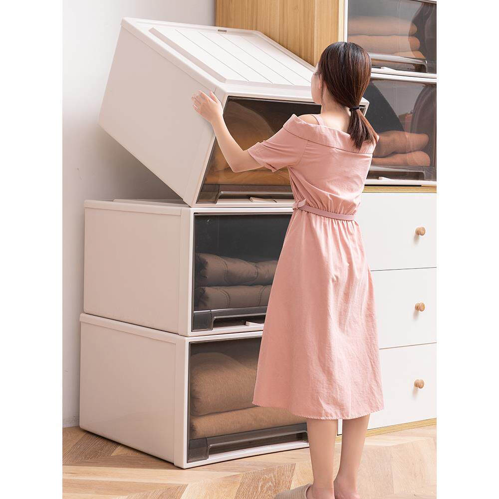 天台悦先收纳箱抽屉式收纳盒家用衣柜橱衣物衣整理1627箱料衣塑服