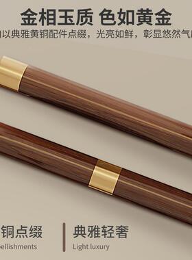 奢轻高端实木包LDD衣帽架落地卧室用简易立式家挂衣架网红铜素挂