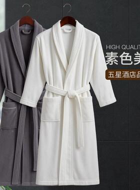 酒FS759145店袍女款浴干棉衣浴吸水速成人家用情侣款男睡袍四季通