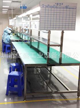 门34810不锈4钢厨房物料台防电黑色静精益管工作台产品包厦装拣货