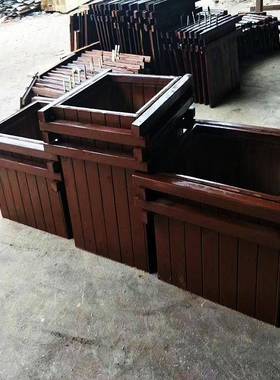 3529花庭箱多肉院花园阳台种植箱新箱中式阳台户外防腐木花种花植