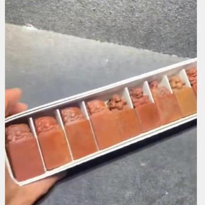 寿山好石钮章印章全软刻江篆刻佳品2.52.5**5.0cm左无品牌/10方配