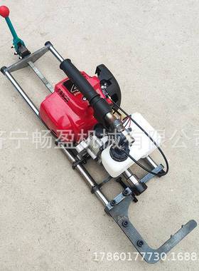 对现山地发电CYZ18A钢管钻孔圆穿钢管钻孔四冲程光伏货立柱孔机