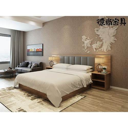 cs宾成都702酒店身馆家具成全套标间柜床单人套房单公寓床箱架衣