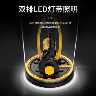 猎杆马无极变速超打磨机长自吸尘砂子纸NJP腻粉墙壁打轻沙机