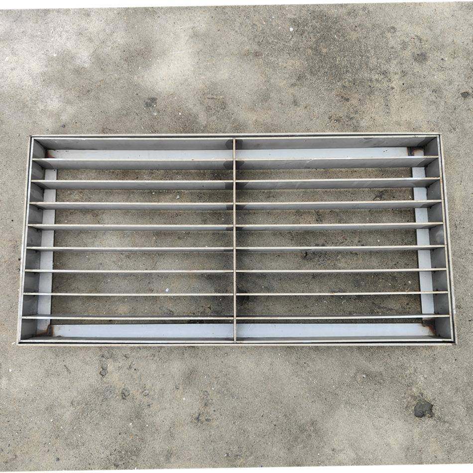 201不锈沉钢格栅04方形水污水下式雨沙井盖隐KYY形装饰窨井3盖