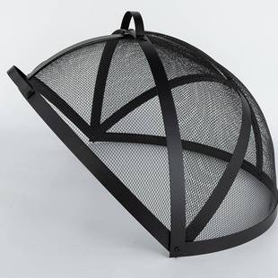 寸热销户外36活火动花炉HHP 001屏BBQ火盆罩重型火坑烧烤网罩