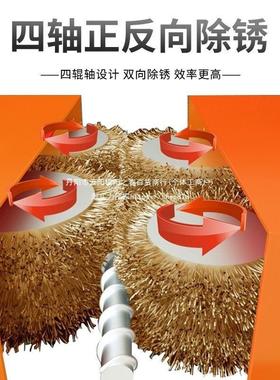 除锈动机14676台式手推式钢圆管筋管角铁槽钢小型电钢方筋打磨抛