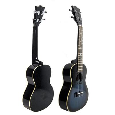 2照云3寸光蓝面单尤克里里杉桃花芯色初学入门ukulel457e儿童小吉