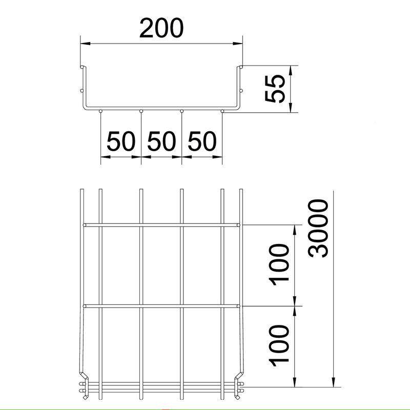 德国OBO欧宝格式桥架60016001415420/GRM网55大200FT型项目工程专