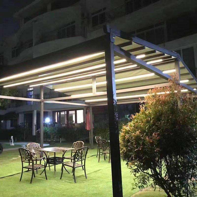 别幕墅花园智外能电动8014tt折叠天篷户酒店挡雨遮阳篷家用阳光天