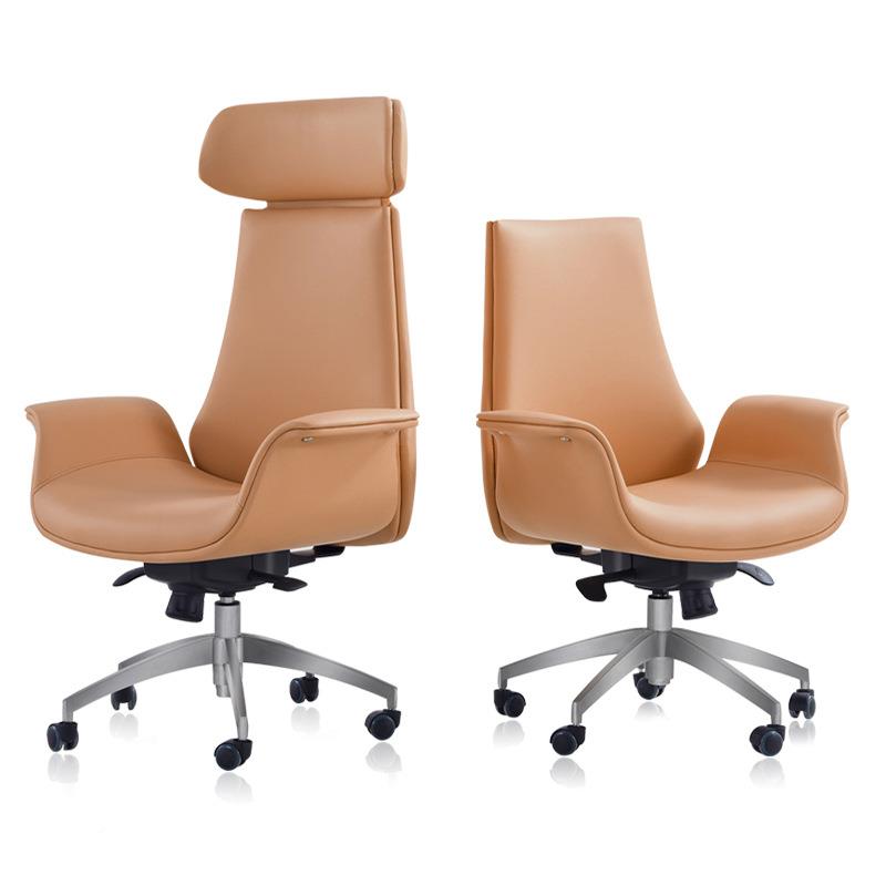 广东西皮椅电脑板舒适可躺老椅会办公椅升降座椅职员0314高档按摩