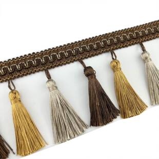 三波色小浪窗帘花边装档00饰辅料高旗沙发抱枕流苏桌婚庆吊穗排须