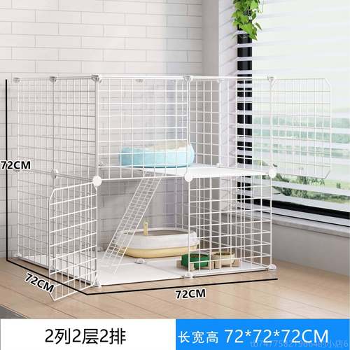 正品猫自笼子家用室内别超大由空间厕所一体猫咪幼舍猫墅养猫猫窝