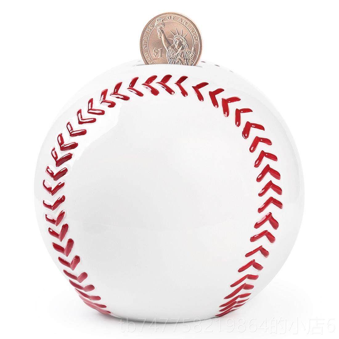 正品足生卡球陶瓷存钱罐罐储蓄罐创意运动通儿童储钱成人日礼物,节庆用品/礼品,储蓄罐,淘宝优惠券,粉丝福利购,淘宝优惠卷