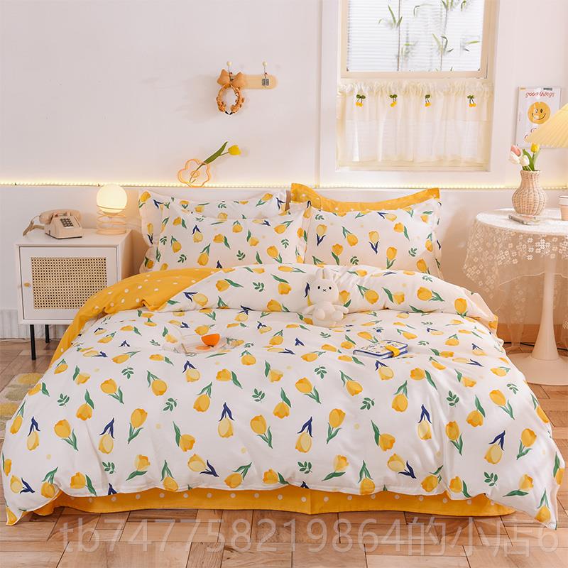 正品纯四件套1.6x18x2.棉0x2.1x2.2x2.3x2.4米.被套全棉三套件定