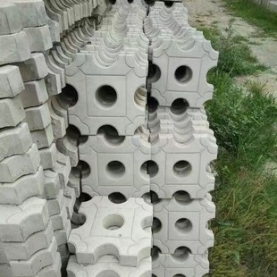 江苏淮安九孔砖植草砖植草停车位砖水泥混泥土植草砖草坪砖直销