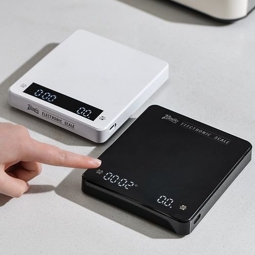 Bincoo咖啡电子秤意式专用咖啡豆称重智能计时克手冲咖啡工具器具