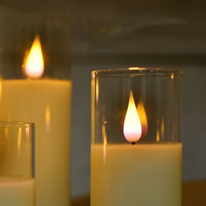 仿真火焰蜡烛灯地摊浪漫夜市摆摊氛围小台灯剧本杀节日摆设装饰