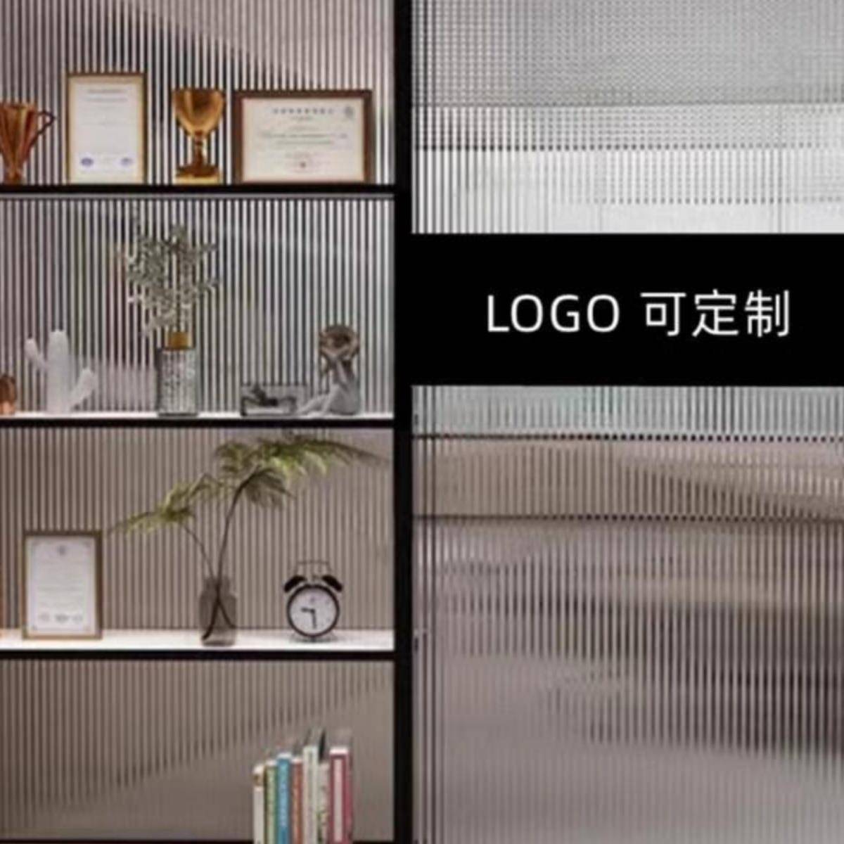 公前台奖牌置物架屏风挡进门玄关柜办公室璃入985户玻遮装司饰隔