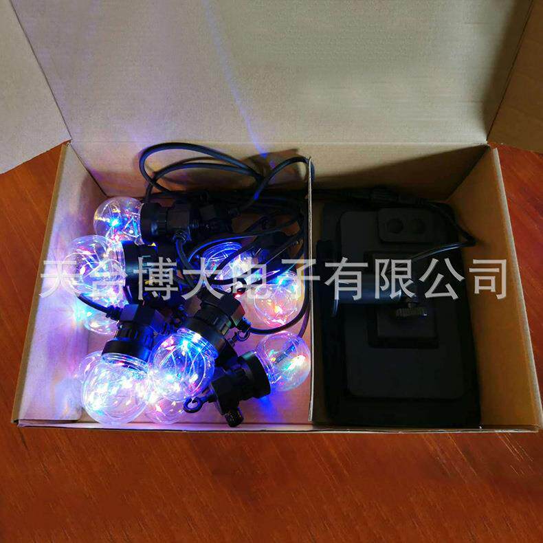2能020ULT新款太阳能灯球串太L阳G50泡灯串太阳能ED球泡彩灯