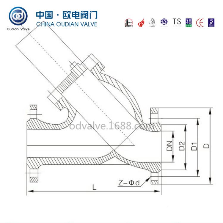 Y型过滤器国标过滤器GL41W-16316过L过滤器锈0目过滤网8不钢滤器