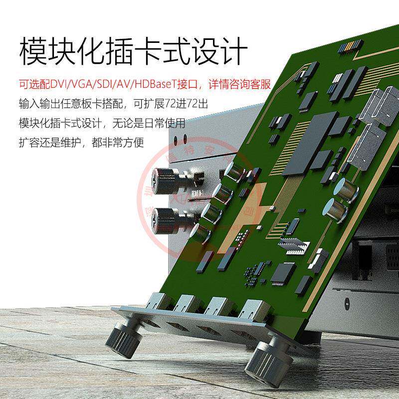 4K8进换16出电视507墙大屏视会议拼接处理器HM频I无缝D矩阵切控制