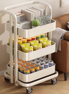 OGF网红收纳小推车儿童书架物落蔬地车置物架多层果置架带轮小推