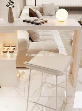 闲迷你吧桌家用小吧台简约岩板高脚桌AOL条桌客厅沙发阳休台隔长