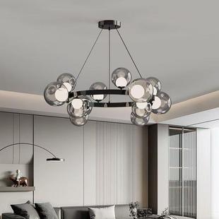 样板房客灯厅餐吊主意式 创意魔间豆分子大 39451极简感餐厅房时尚